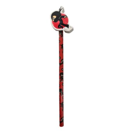 Bleistift Ninja mit Radiergummi